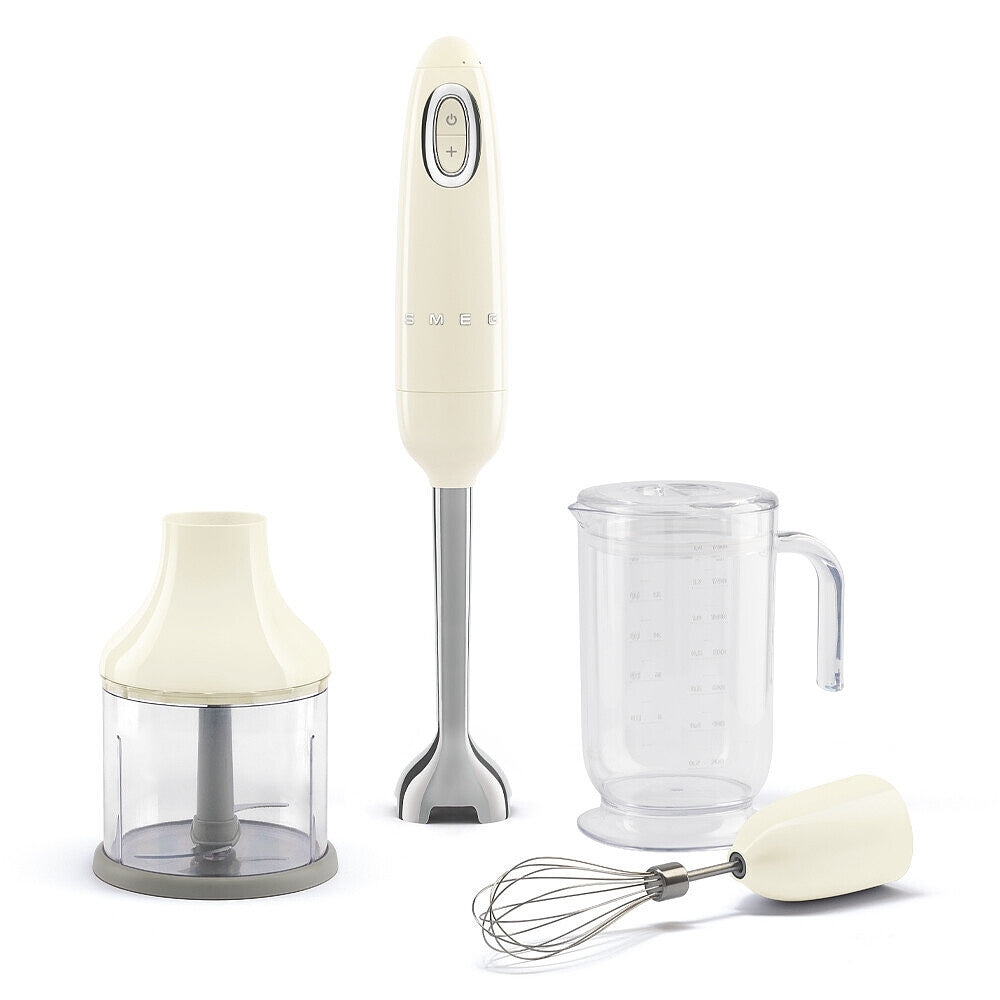Smeg HBF03 stavmixer med tillbehör creme