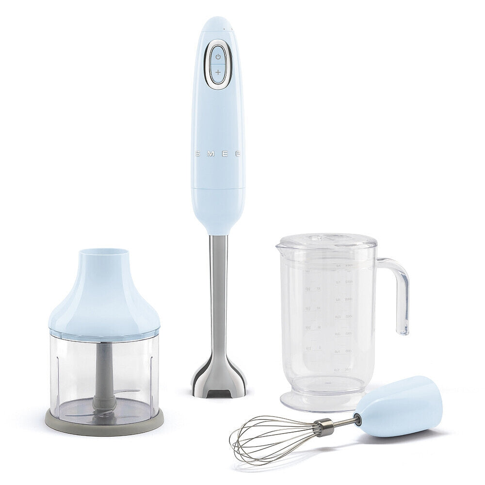 Smeg HBF03 stavmixer med tillbehör pastellblå