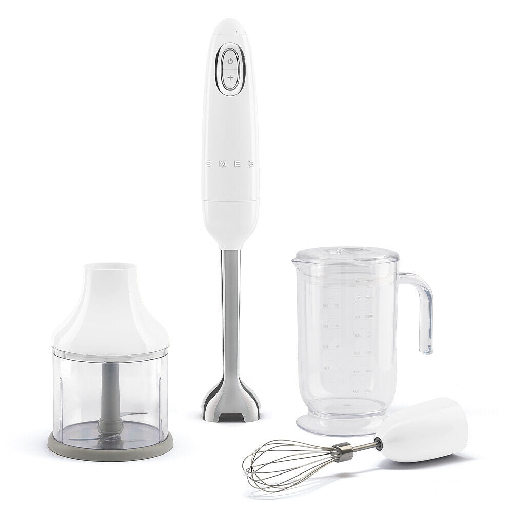 Smeg HBF03 stavmixer med tillbehör vit