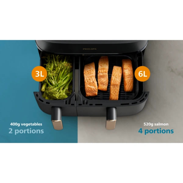 Philips NA352/00 Dual Basket Airfryer