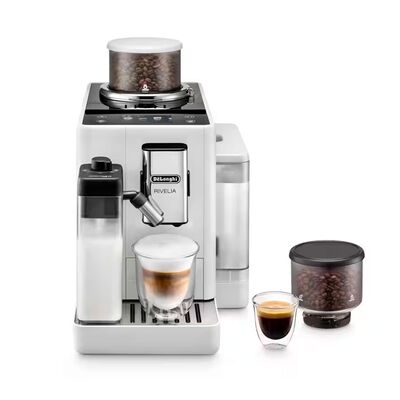 De'Longhi Rivelia helautomatisk kaffemaskin vit