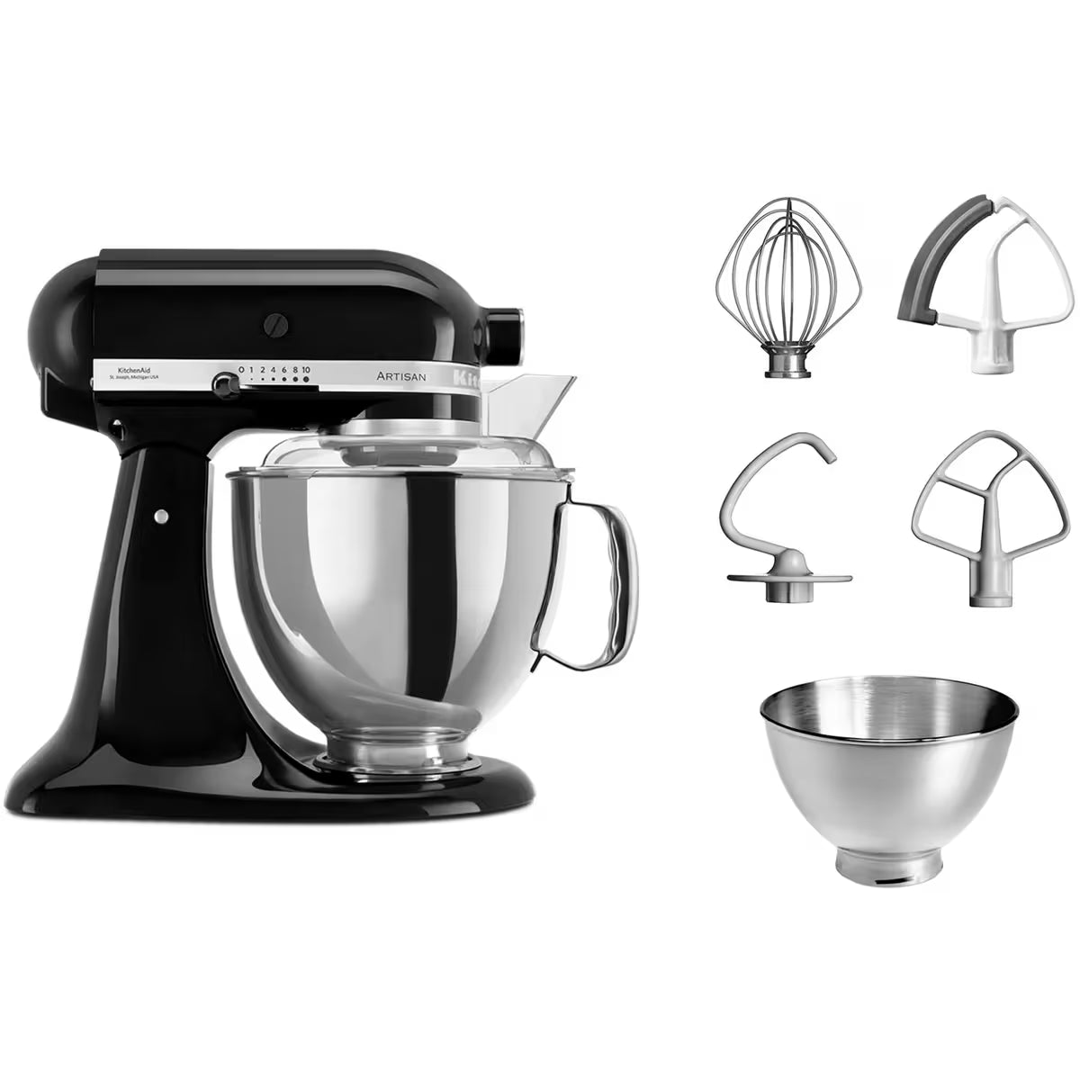 KitchenAid Artisan 5KSM175 köksmaskin, Onyx Black