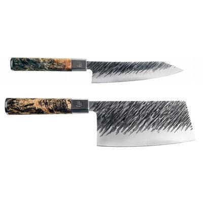 Knivset (kinesisk kockkniv + bunka)