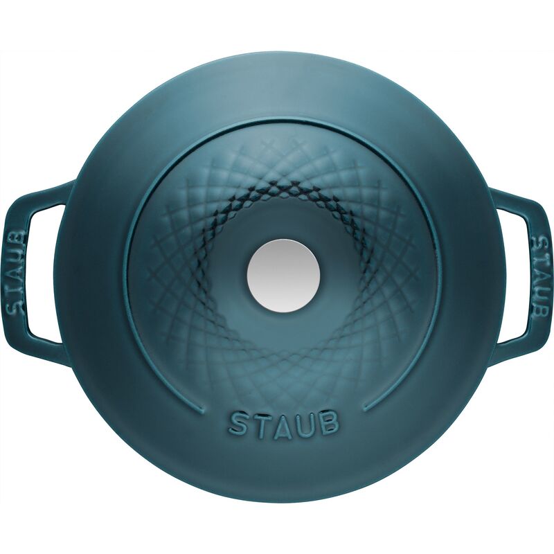Staub Twister gjutjärnsgryta 24 cm La Mer